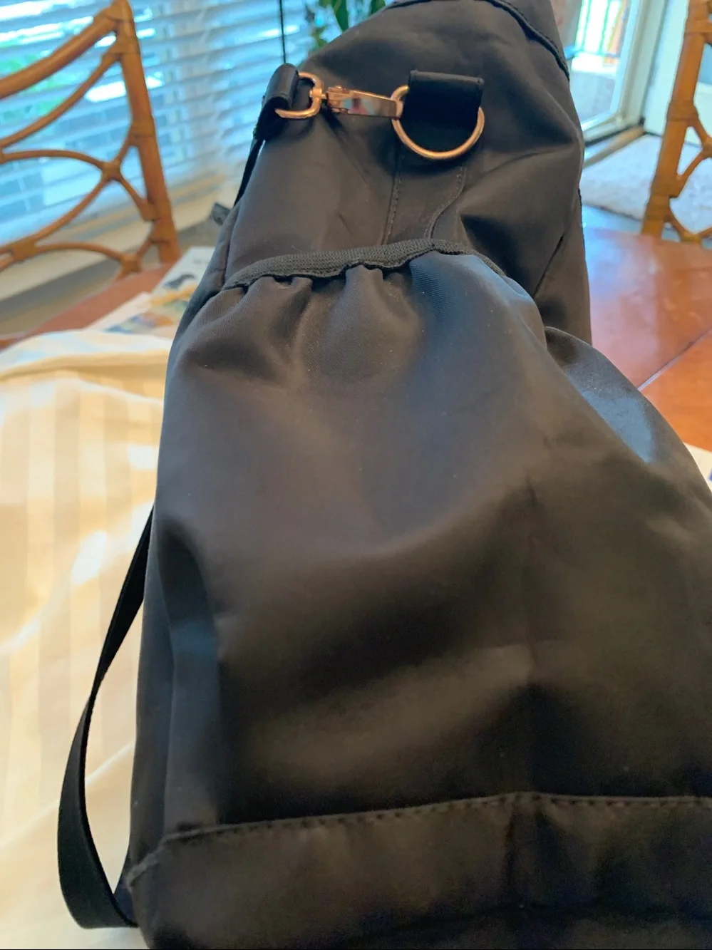 FILA Floral Embroidered Tote